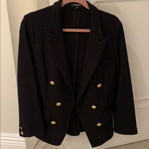 525 America Black Blazer with Gold Buttons